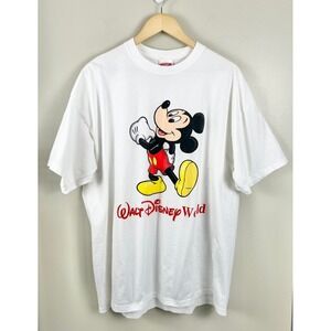 Vtg Disney Mickey Mouse Tee Classic Unizex Sx XXL Made in USA